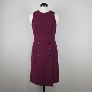 Banana Republic Plum Sleeveless Sheath Dress — Size 2